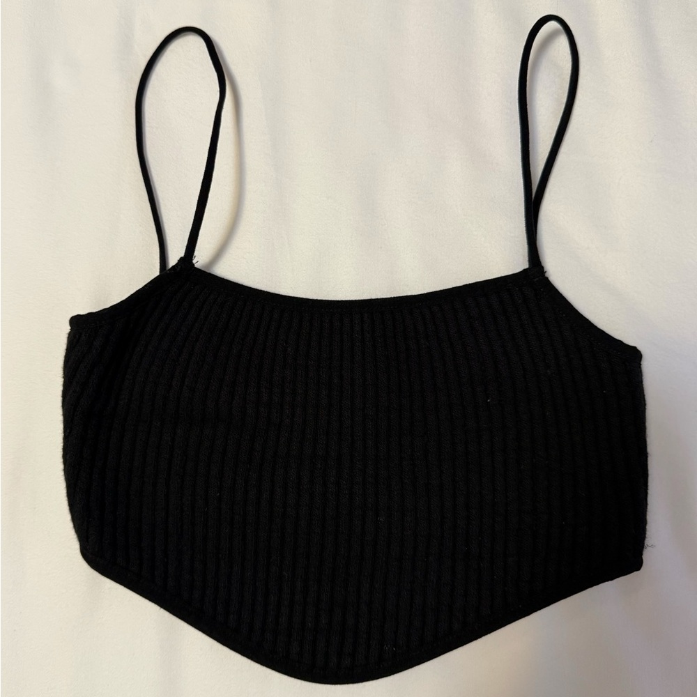zara cropped tank